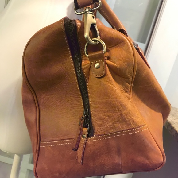 Leather Rustic Town Rugged  unisex travel bag - Picture 6 of 16